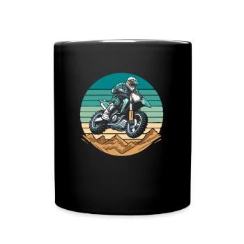 Mx Motocross Dirt Bike - Mug uni - noir - Devant