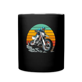Mx Motocross Dirt Bike - Mug uni - noir - Devant