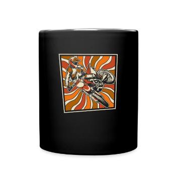 Mx Motocross Dirt Bike - Mug uni - noir - Devant