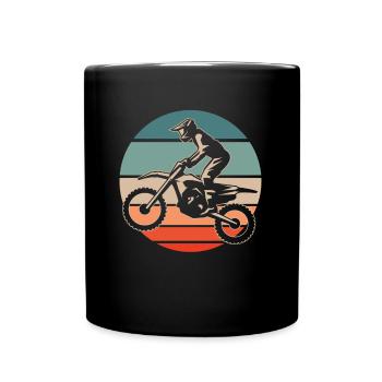 Mx Motocross Dirt Bike - Mug uni - noir - Devant