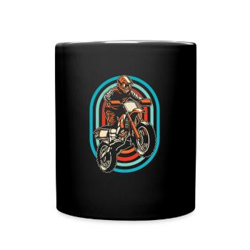 Mx Motocross Dirt Bike - Mug uni - noir - Devant