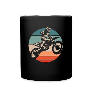 Mx Motocross Dirt Bike - Mug uni - noir - Devant