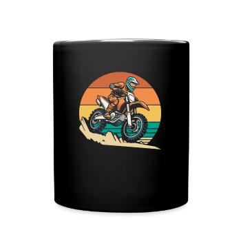 Mx Motocross Dirt Bike - Mug uni - noir - Devant