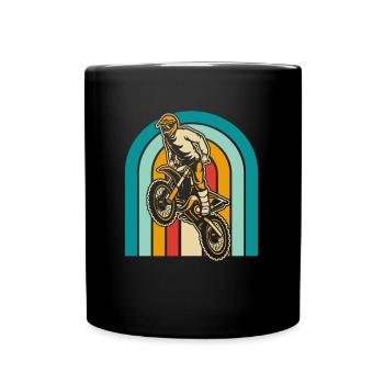 Mx Motocross Dirt Bike - Mug uni - noir - Devant