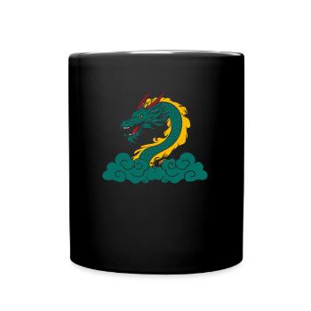 Année du Dragon 2024 - Mug uni - noir - Devant