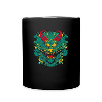 Année du Dragon 2024 - Mug uni - noir - Devant