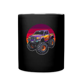Monster Truck - Mug uni - noir - Devant