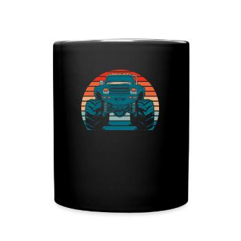 Monster Truck - Mug uni - noir - Devant