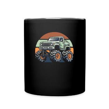Monster Truck - Mug uni - noir - Devant
