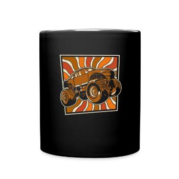 Monster Truck - Mug uni - noir - Devant