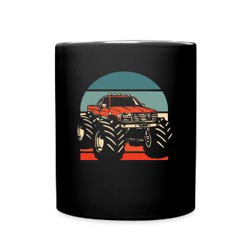 Monster Truck - Mug uni - noir - Devant