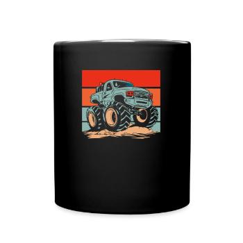 Monster Truck - Full Colour Mug - black - Front
