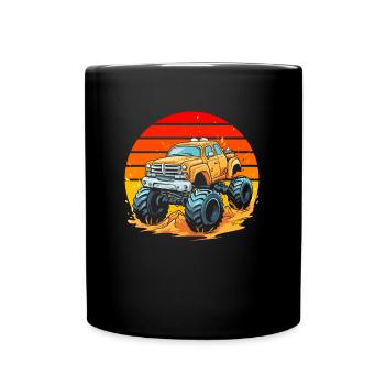 Monster Truck - Full Colour Mug - black - Front