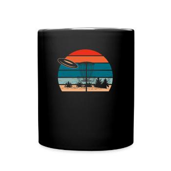 Frisbee Golf Disc Golf - Full Colour Mug - black - Front