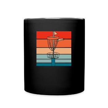 Frisbee Golf Disc Golf - Full Colour Mug - black - Front