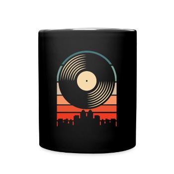 Vinyl Record Collector - Full Colour Mug - black - Front
