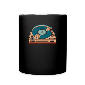 Vinyl Record Collector - Full Colour Mug - black - Front