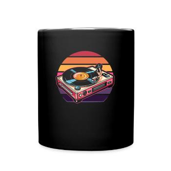 Vinyl Record Collector - Full Colour Mug - black - Front