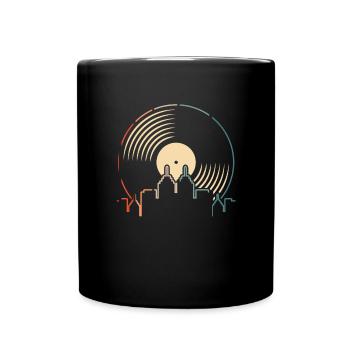 Vinyl Record Collector - Full Colour Mug - black - Front