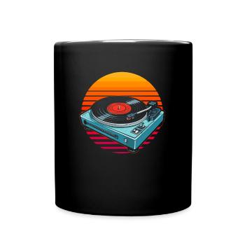 Vinyl Record Collector - Full Colour Mug - black - Front
