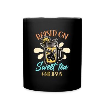 Thé sucré élevé sur du thé sucré et du pays du sud - Mug uni - noir - Devant