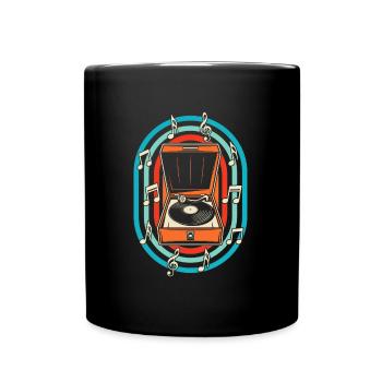 Vinyl Record Collector - Full Colour Mug - black - Front