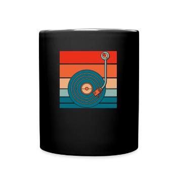 Vinyl Record Collector - Full Colour Mug - black - Front