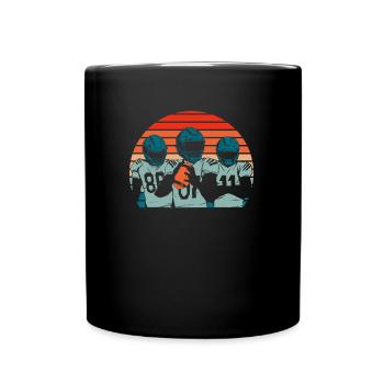 American football - Full Colour Mug - black - Front