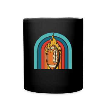 American football - Full Colour Mug - black - Front