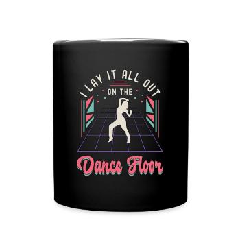 Mouvements de danse : je mets tout sur le breakdance - Mug uni - noir - Devant