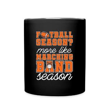 Drumline Football Season Plus comme Drumming Drums - Mug uni - noir - Devant