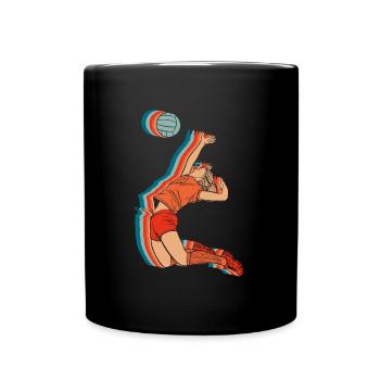Volley-ball Volley-ball - Mug uni - noir - Devant