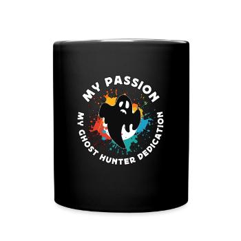 Chasseur de fantômes Ma passion Mon enquêteur paranormal - Mug uni - noir - Devant