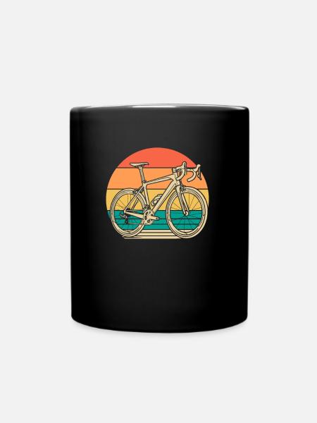 Vélo de route Cyclisme Cyclistes - Mug uni - noir
