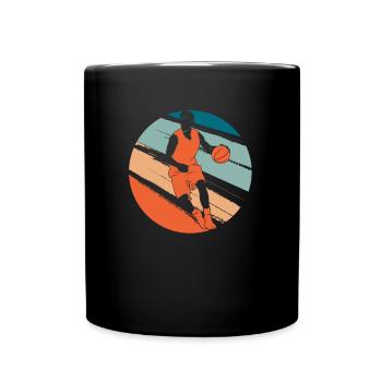Joueur de basket-ball - Mug uni - noir - Devant