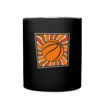 Joueur de basket-ball - Mug uni - noir - Devant