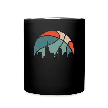 Joueur de basket-ball - Mug uni - noir - Devant