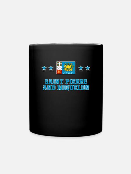 Saint Pierre et Miquelon - Mug uni - noir