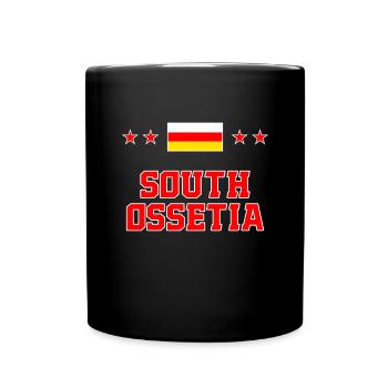 Ossétie du Sud - Mug uni - noir - Devant