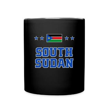 South Sudan - Full Colour Mug - black - Front