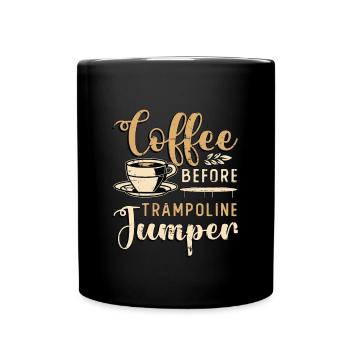 Trampoline Jumper Coffee Trampolining Coffee Lover - Mug uni - noir - Devant