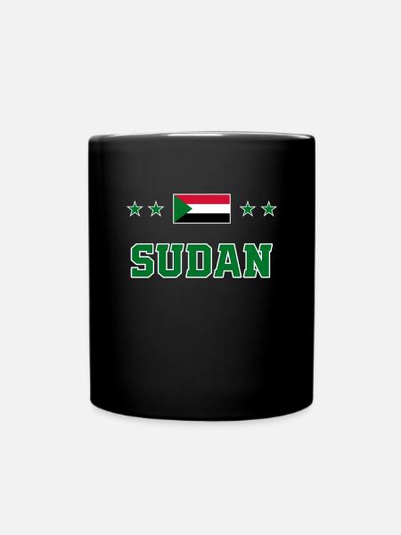 Sudan - Tasse einfarbig - Schwarz