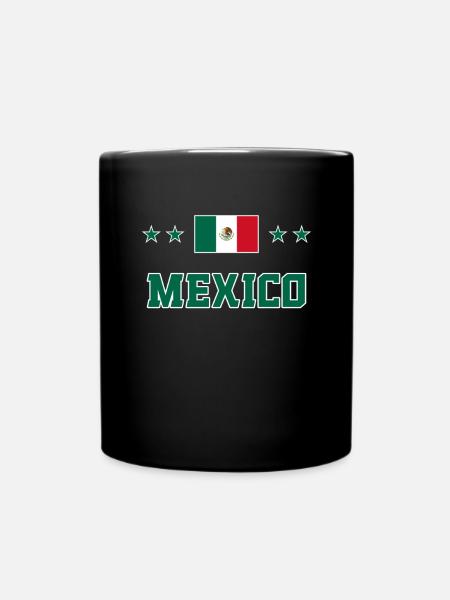 Mexiko - Tasse einfarbig - Schwarz