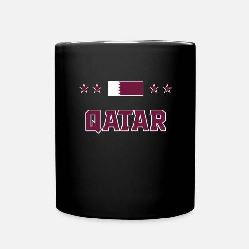 Katar - Tasse einfarbig - Schwarz