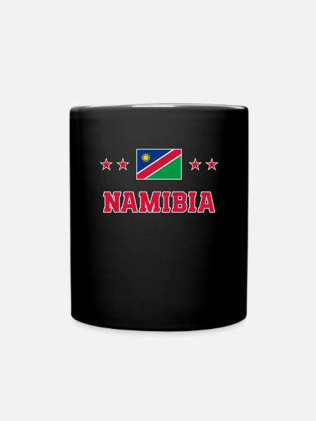 Namibia - Tasse einfarbig - Schwarz
