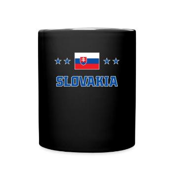 Slovakia - Full Colour Mug - black - Front