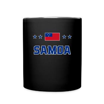 Samoa - Tasse einfarbig - Schwarz - Vorne