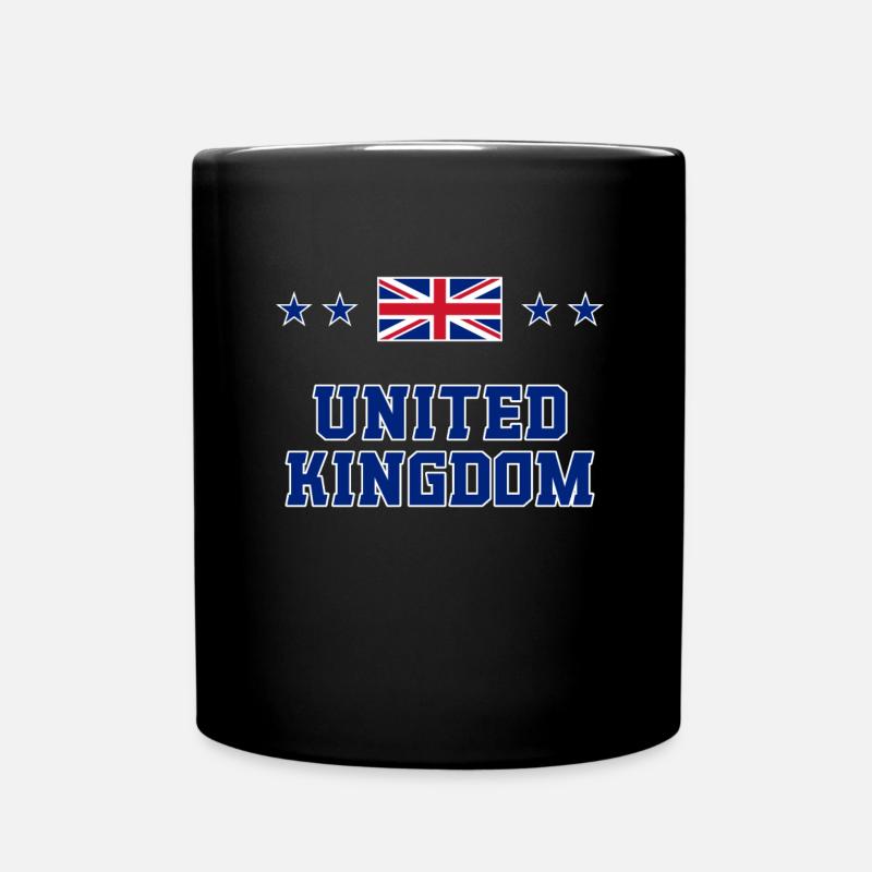 Großbritannien - Tasse einfarbig - Schwarz