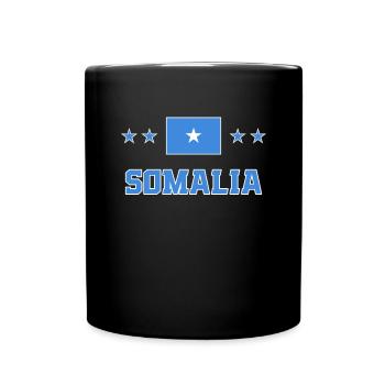 Somalia - Tasse einfarbig - Schwarz - Vorne