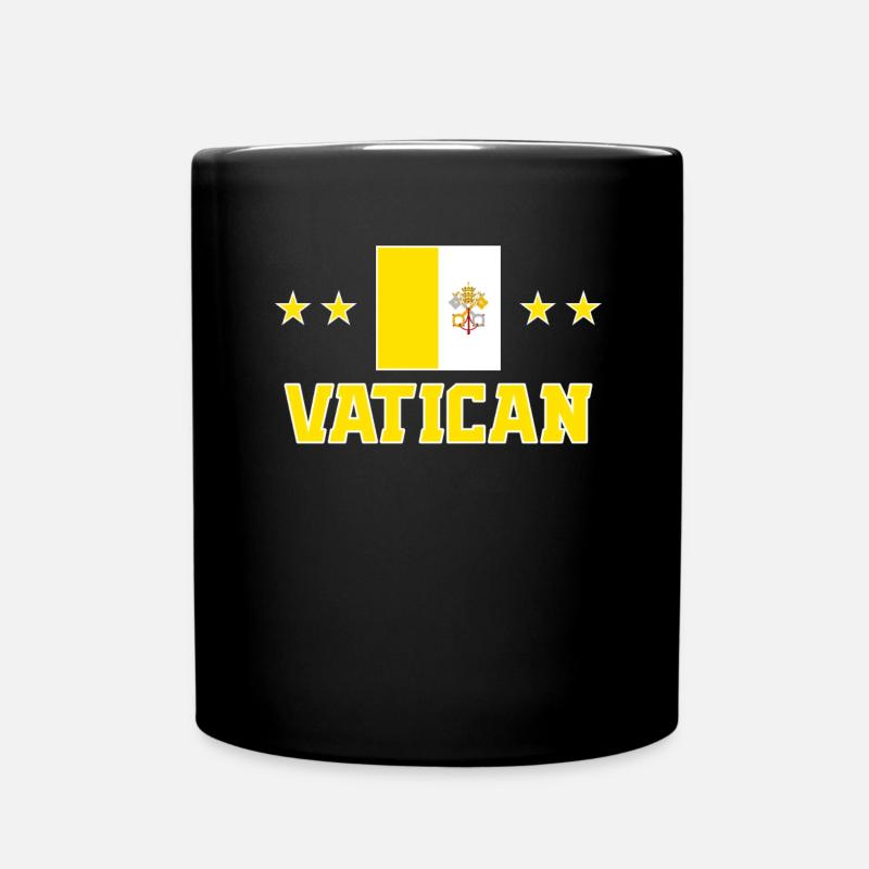 Vatikan - Tasse einfarbig - Schwarz